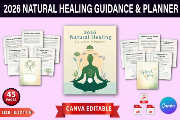 Download 2026 Natural Healing Guidance &amp; Planner - Planner Collection