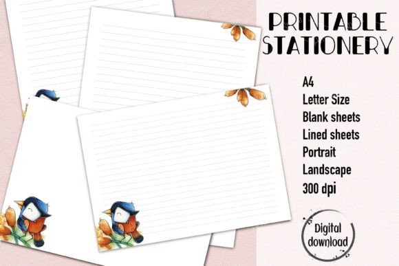 Download Bird Printable Writing Paper - Print Collection
