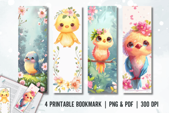 Download Cute Baby Bird Printable Bookmark - Print Collection