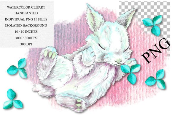 Download Watercolor Bunny Clipart, PNG - Bunny clipart Collection