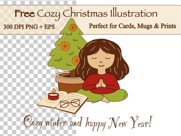 Download Free Cozy Winter Illustration | PNG+EPS - Free Collection
