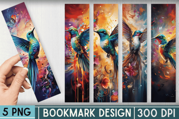 Download Hummingbird Printable Bookmark PNG - Print Collection