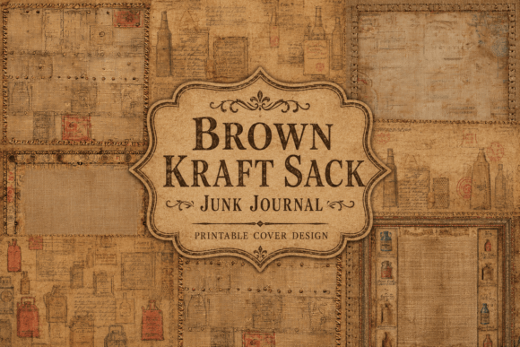 Download Brown Kraft Sack Junk Journal - Premium Bundle