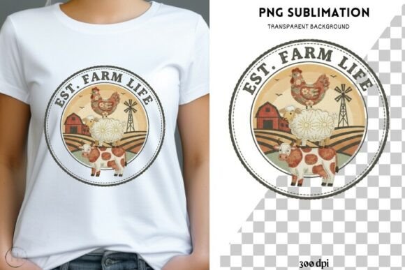 Download Farm Life PNG | Rustic Farm Animals - Farm animals Collection